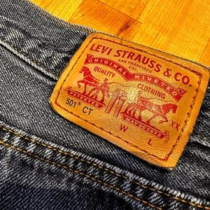 Levis 501 CT 34x29 medium blue kinda low rise